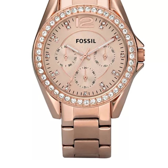 Women's Riley Rose Gold Plated Stainless Steel Bracelet Watch 38mm - Picture 1 of 4
